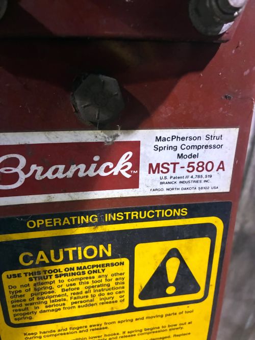 Branick MacPherson Strut Spring Compressor - Image 3
